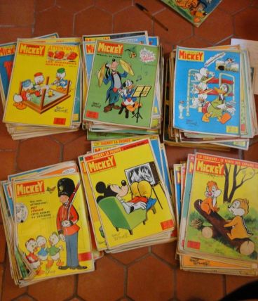 163 journaux de mickey des années 1957 à 1971