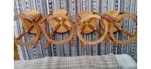 lot de 4 tabourets modèle 64 par Alvar Aalto