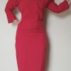 Robe rouge style rétro 