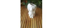 cache pot chien-porte plante-vase