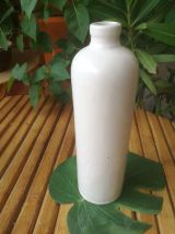 bouteille en grès vernissé blanc-Faïencerie de DIGOIN