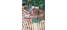 Céramique Art déco LEMANCEAU- biche et cerf-