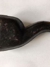 Pipe en écume et ambre XIXème tête de Zouave