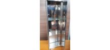 petite armoire miroir inox 70s