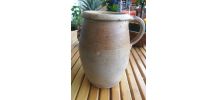 cruche en terre cuite à anse- art populaire-poterie