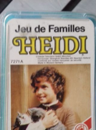 Jeu des 7 familles HEIDI vintage