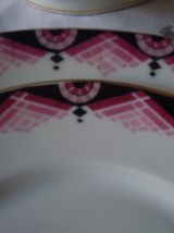 SERVICE DE TABLE PORCELAINE 1930 art deco
