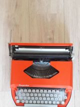Machine à écrire vintage Orange