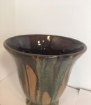 Vase Grès Flammé Art Nouveau Faïencerie De Bouffioulx 9517