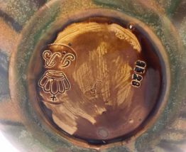 Vase Grès Flammé Art Nouveau Faïencerie De Bouffioulx 9528
