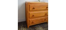 Commode vintage pieds compas