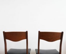 Paire de chaises scandinave vintage en teck