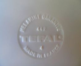 plat et ravier vintage téfal
