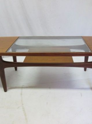 Table basse teck vintage