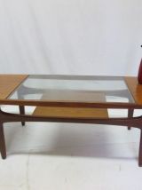 Table basse teck vintage
