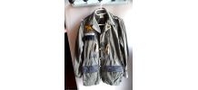 veste militaire ancienne ,customisée