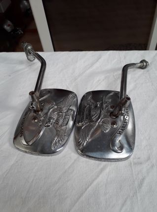 2 retros harley Davidson 70s aigle live to ride ride to live