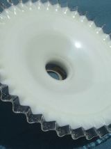 suspension , abat jour en opaline  ancien