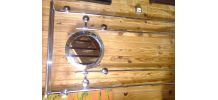 Porte -manteaux    inox 