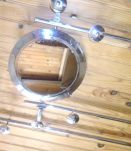 Porte -manteaux    inox 