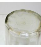 Vase verre fin doré