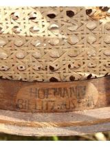 Josef Hoffman 2 chaises cannées