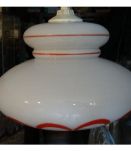 suspension en verre années 60