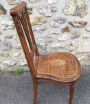 Chaise Art Nouveau en bois
