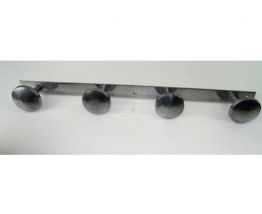 Patère aluminium 4 têtes
