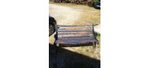 Banc en fer forgé 