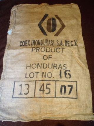 SAC TOILE DE JUTE INDIENNE HONDURAS