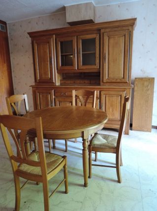 Salle de séjour en chêne massif