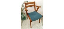Fauteuil bridge scandinave vintage
