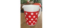 Pichet arcopal à pois POLKA