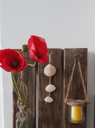 cadre bois vintage deco