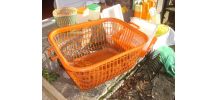 Grande Panière Vintage ORANGE 70' 