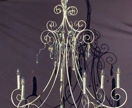Lustre à pampilles