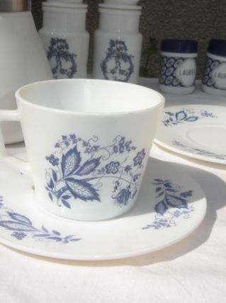 Tasse et coupelle Vintage ARCOPAL FRANCE