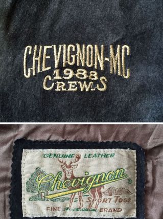Blouson CHEVIGNON Vintage en Daim