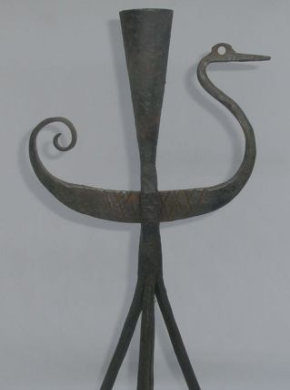 Cygne bougeoir années 70