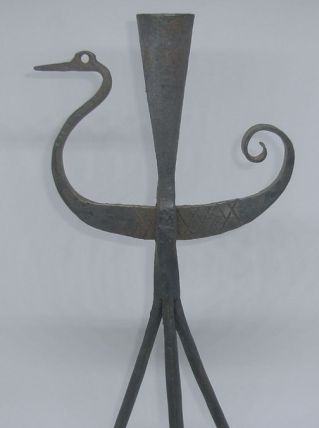 Cygne bougeoir années 70