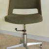 Chaise de bureau des années 70 kaki