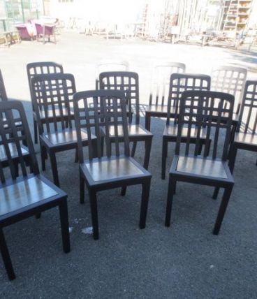 chaises bistrot années 50/60 relookées