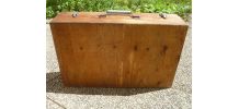 valise en bois ancienne ,  Vintage