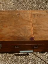valise en bois ancienne ,  Vintage