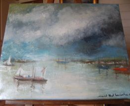 marine sur toile