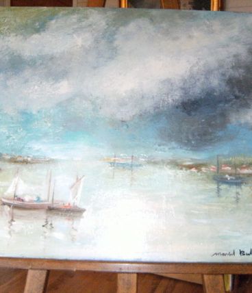 marine sur toile