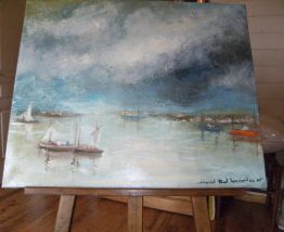 marine sur toile