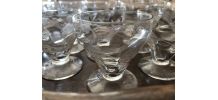 Service verres à liqueurs avec ses deux carafes