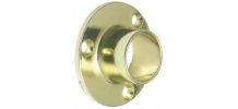 2 Naissances d'embrasure en laiton massif pour tubes ø 18 mm